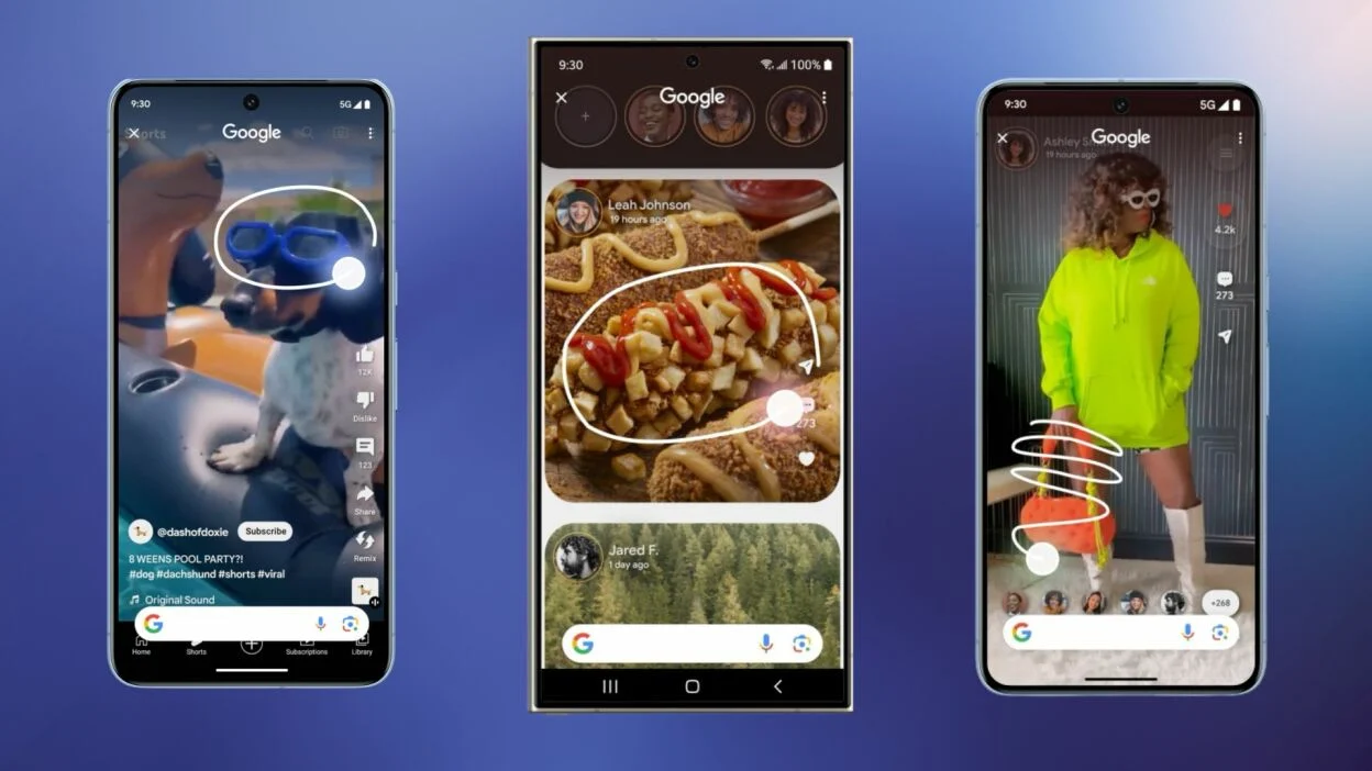 Il Circle to search è in rollout anche sui Google Pixel 7