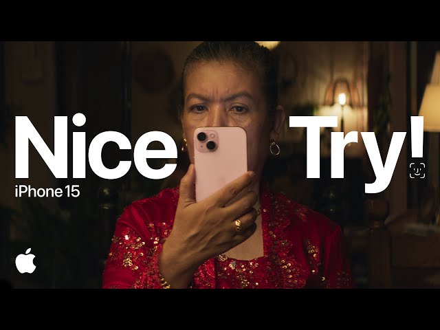 Apple promuove il Face ID nel nuovo spot di iPhone 15 chiamato “Nice Try”