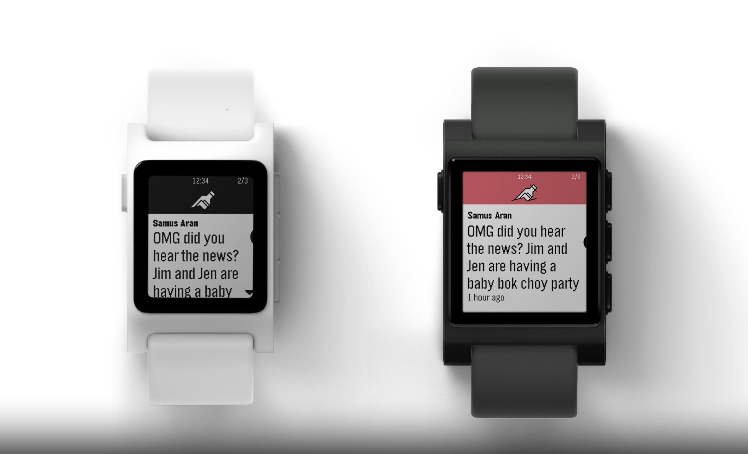 Ecco i primi due Pebble che arriveranno sul mercato, e sono già ordinabili, ma occhio se avete un iPhone